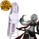 Game Honkai: Star Rail Cosplay White Acheron Wig Wigs